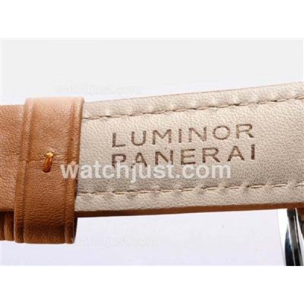 Panerai Luminor Unitas 6497 Movement Rose Gold Case with Black Dial