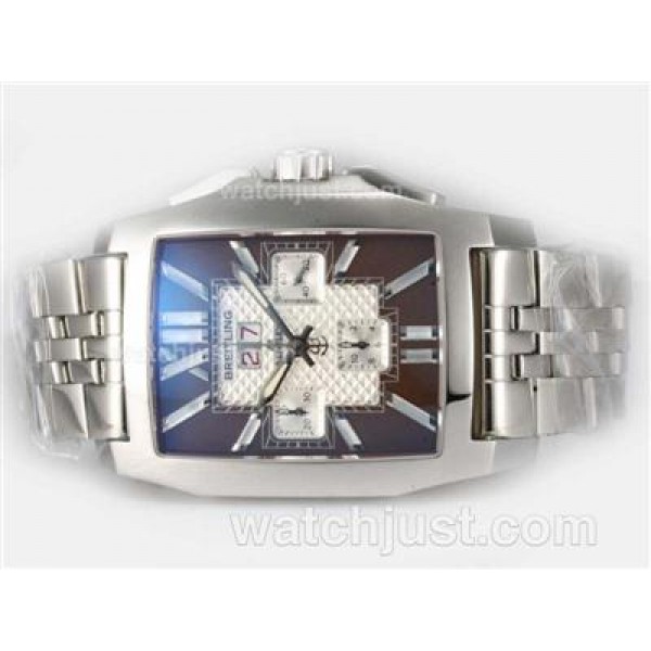 UK Swiss Made Replica Breitling Bentley Flying B Chronograph Swiss Valjoux 7750 Movement with Brown Dial-AR Coating