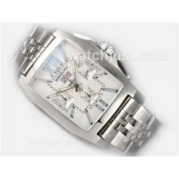 UK Top Quality Replica Breitling Bentley Flying B Chronograph Swiss Valjoux 7750 Movement with White Dial-AR Coating
