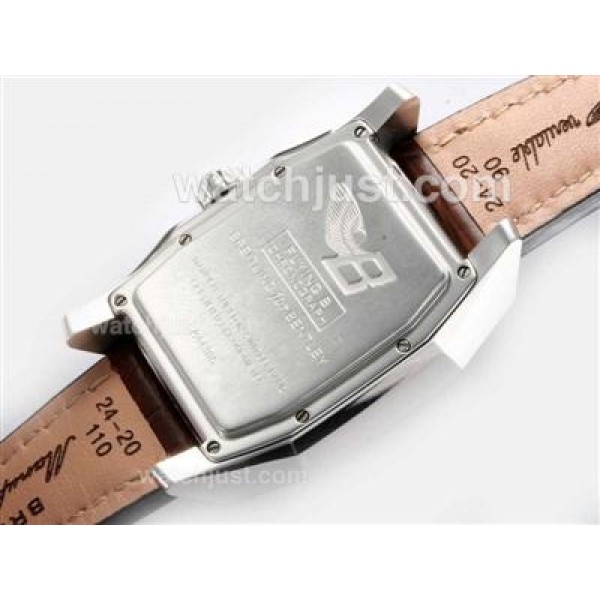 UK Perfect Replica Breitling Bentley Flying B Chronograph Swiss Valjoux 7750 Movement with White Dial-Deployment Buckle
