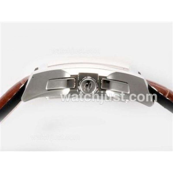 UK Perfect Replica Breitling Bentley Flying B Chronograph Swiss Valjoux 7750 Movement with White Dial-Deployment Buckle