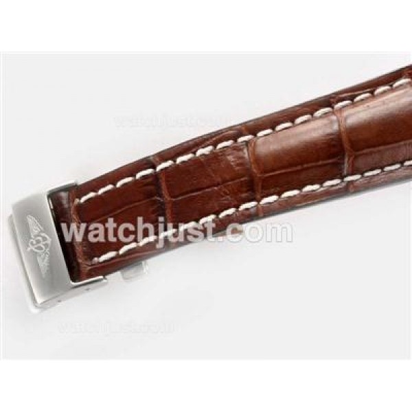 UK Perfect Replica Breitling Bentley Flying B Chronograph Swiss Valjoux 7750 Movement with White Dial-Deployment Buckle