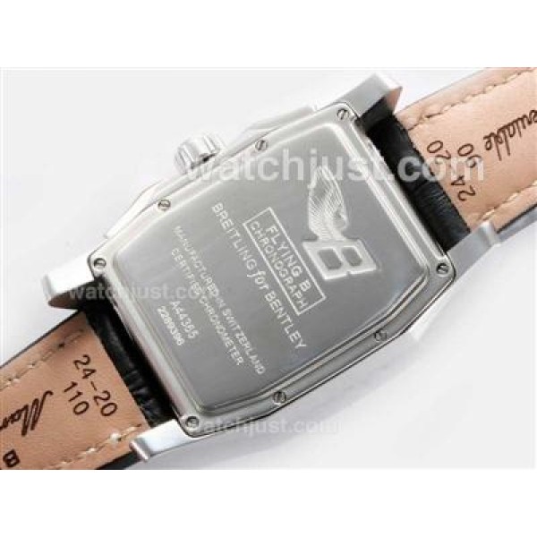 High Quality Breitling Bentley Flying B Chronograph Replica Watches With Black Dials For Men