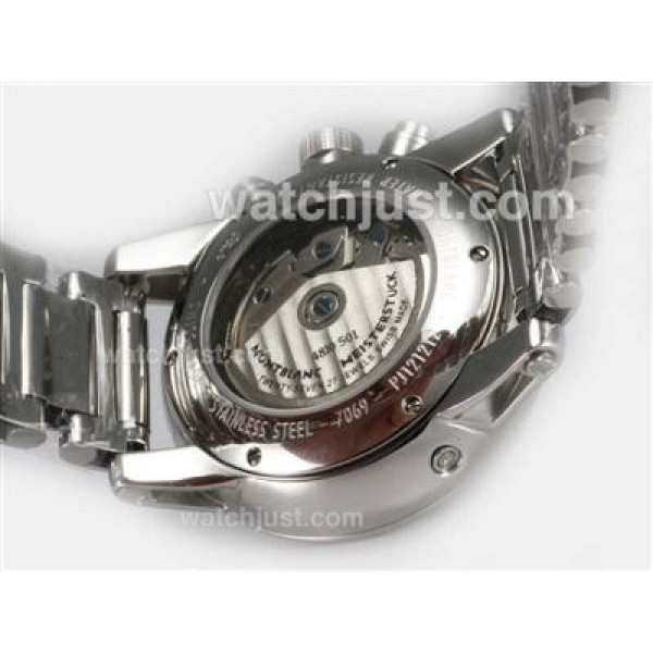 Montblanc Time Walker Chronograph Swiss Valjoux 7750 Movement with Black Dial