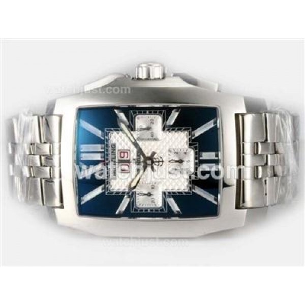 Swiss Made Breitling Bentley Flying B Chronograph Fake Watches With Black Dials For Men
