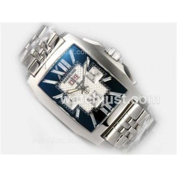 Swiss Made Breitling Bentley Flying B Chronograph Fake Watches With Black Dials For Men