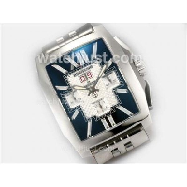 Swiss Made Breitling Bentley Flying B Chronograph Fake Watches With Black Dials For Men