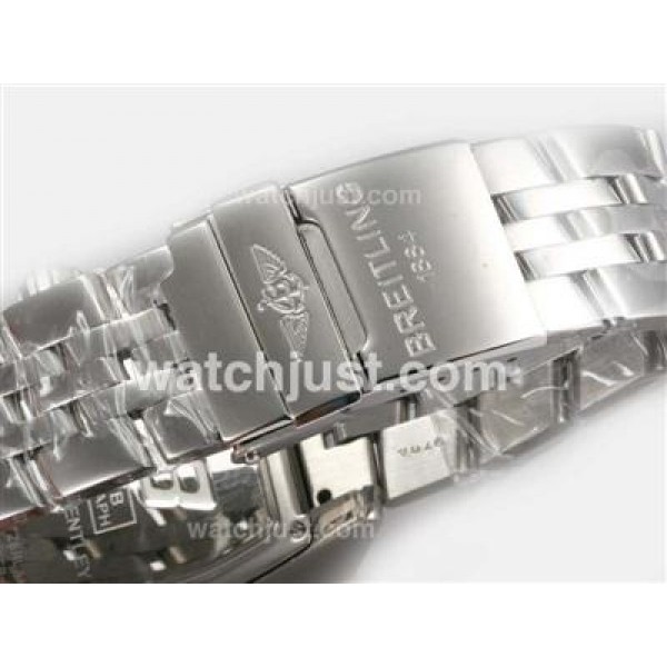 Swiss Made Breitling Bentley Flying B Chronograph Fake Watches With Black Dials For Men