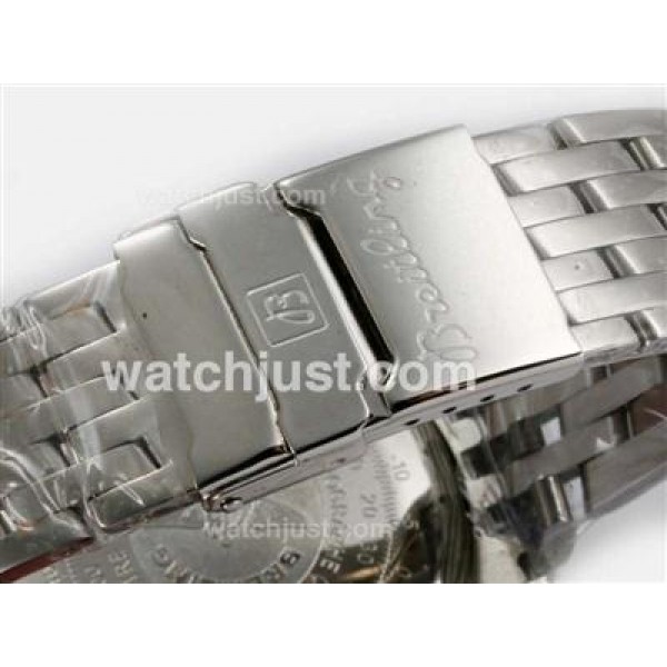Breitling Navitimer Chronograph Swiss Valjoux 7750 Movement White Dial With Number Marking