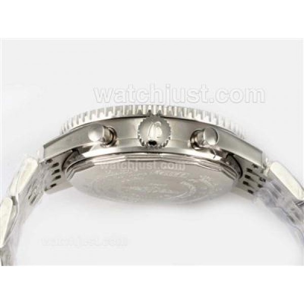 Breitling Navitimer Chronograph Swiss Valjoux 7750 Movement White Dial With Number Marking