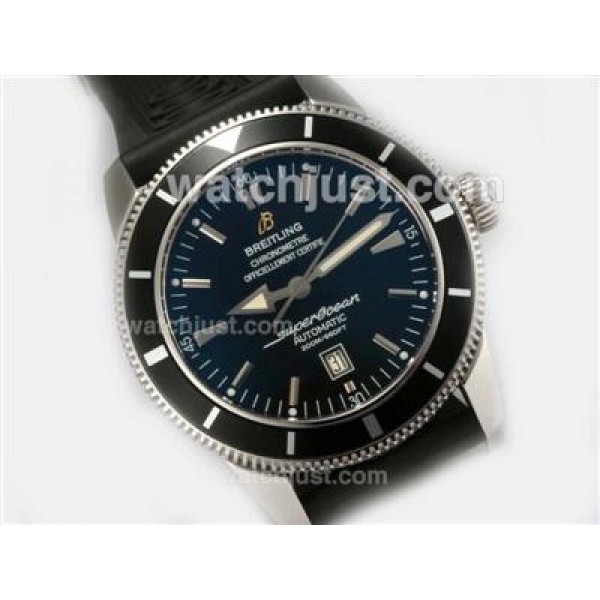 Breitling Super Ocean Heritage Swiss ETA 2824 Movement Black Dial With Rubber Strap-ULTIMATE Version