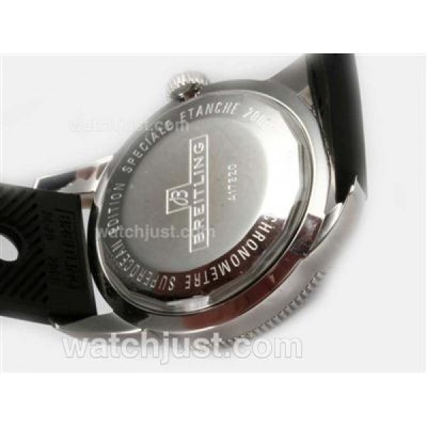 Breitling Super Ocean Heritage Swiss ETA 2824 Movement Black Dial With Rubber Strap-ULTIMATE Version