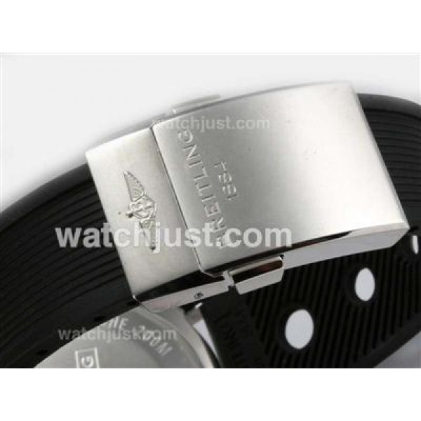 Breitling Super Ocean Heritage Swiss ETA 2824 Movement Black Dial With Rubber Strap-ULTIMATE Version
