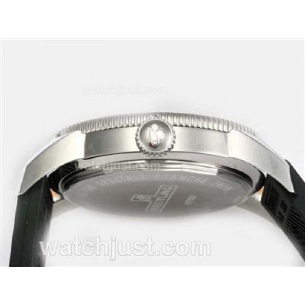 Breitling Super Ocean Heritage Swiss ETA 2824 Movement Black Dial With Rubber Strap-ULTIMATE Version