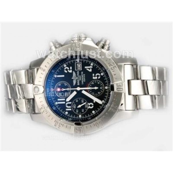 Breitling Skyland Avenger Chronograph Swiss Valjoux 7750 Movement with Black Dial-New Version