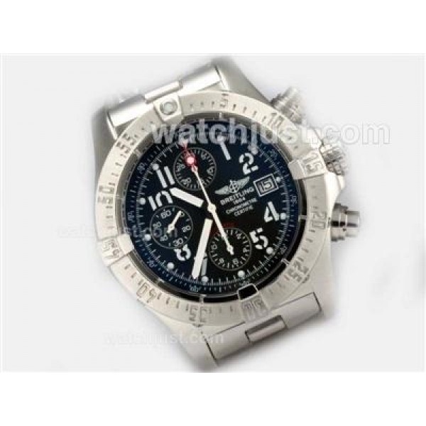 Breitling Skyland Avenger Chronograph Swiss Valjoux 7750 Movement with Black Dial-New Version