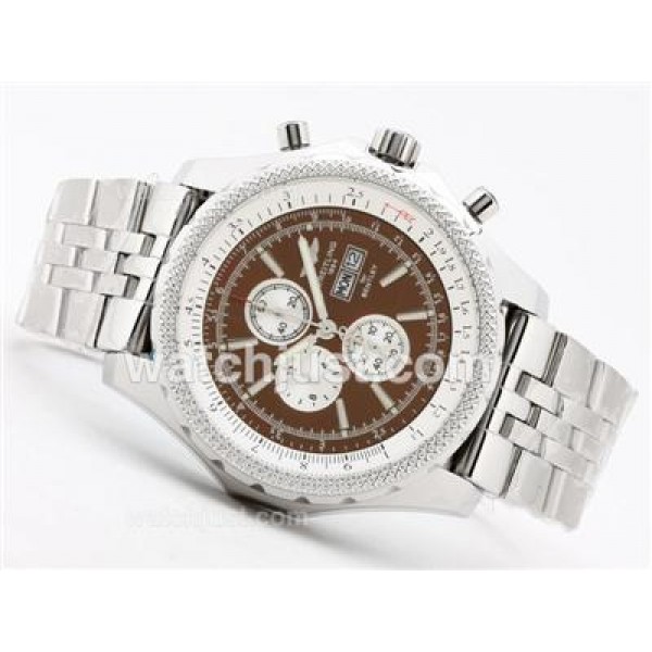 Breitling for Bentley GT Working Chronograph with Brown Dial S/S