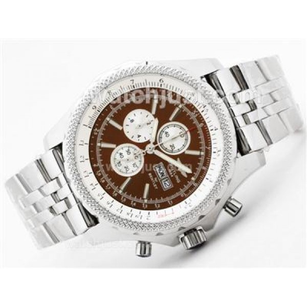 Breitling for Bentley GT Working Chronograph with Brown Dial S/S