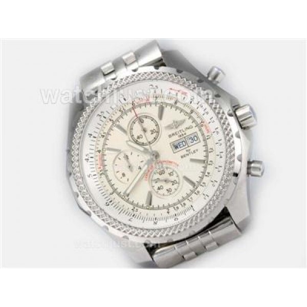Breitling for Bentley GT Working Chronograph with White Dial