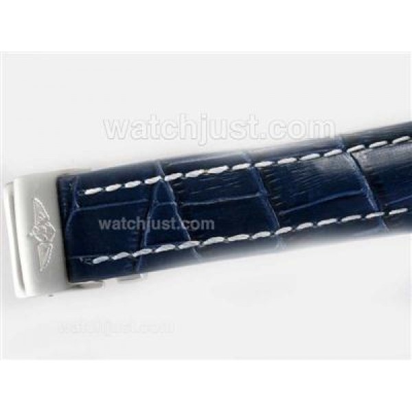 Breitling for Bentley GT Working Chronograph with Blue Dial and Strap-Deployment Buckle