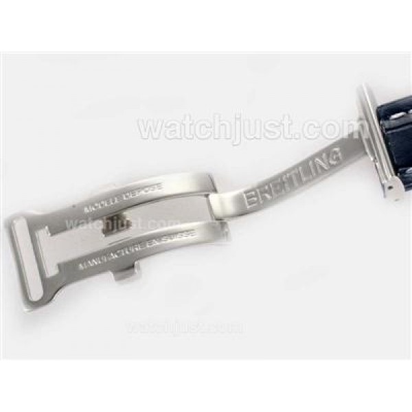 Breitling for Bentley GT Working Chronograph with Blue Dial and Strap-Deployment Buckle