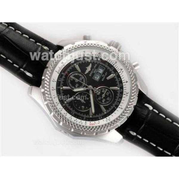 Breitling for Bentley GT Working Chronograph with Black Dial-Deployment Buckle