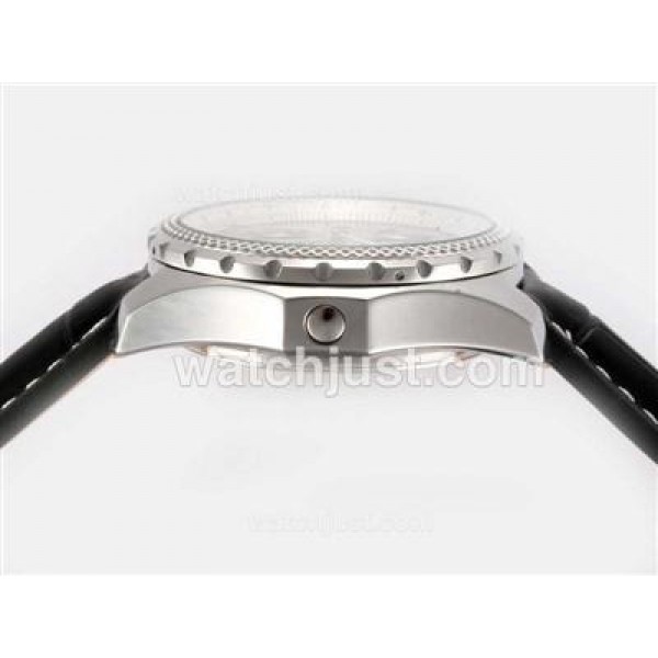 Breitling for Bentley GT Working Chronograph with White Dial-Deployment Buckle