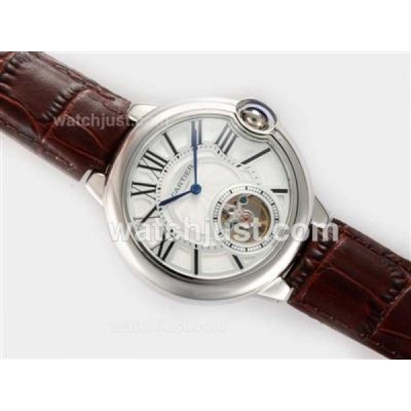 Cartier Ballon Bleu de Cartier Tourbillon Manual Winding with White Dial