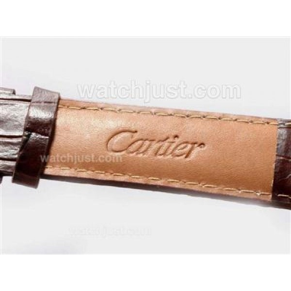 Cartier Ballon Bleu de Cartier Tourbillon Manual Winding with White Dial