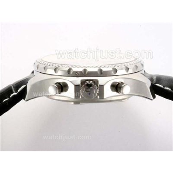 Breitling for Bentley 6.75 Big Date Chronograph Swiss Valjoux 7750 Movement with Blue Dial