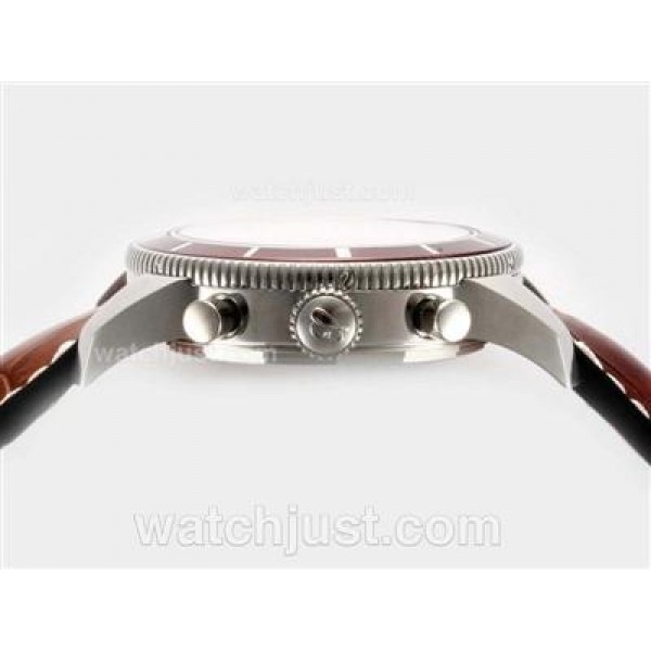 Breitling Superocean Heritage Chrono Swiss Valjoux 7750 Movement with Brown Dial-28800bph