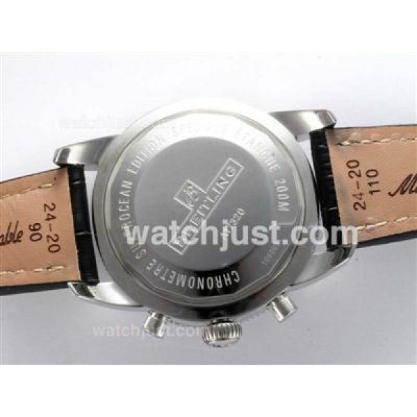 Breitling Superocean Heritage Chrono Swiss Valjoux 7750 Movement with Blue Dial-28,800bph