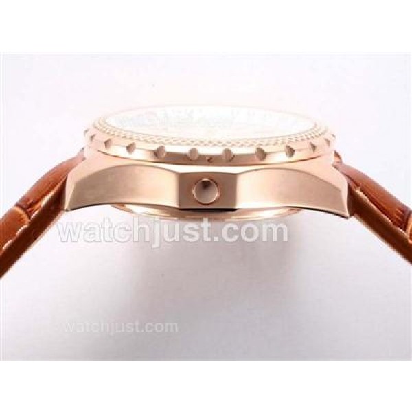 Breitling for Bentley GT Working Chronograph Rose Gold Case with White Dial