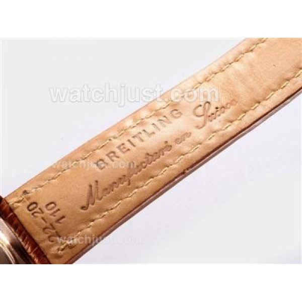 Breitling for Bentley GT Working Chronograph Rose Gold Case with White Dial