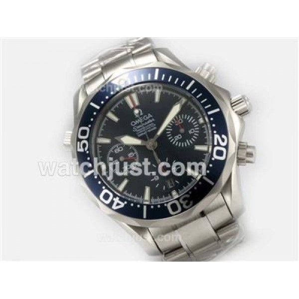 UK Best Quality Omega Seamaster Replica Watches With Blue Dials For Sale