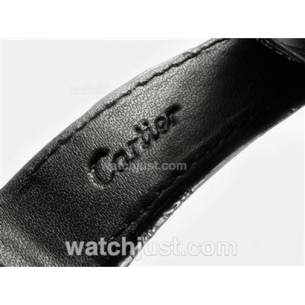 Cartier Santos 100 Automatic with White Dial