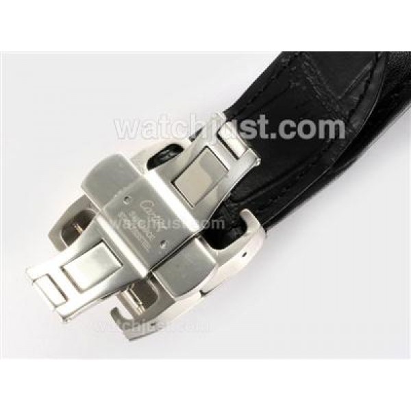 Cartier Santos 100 Automatic with White Dial