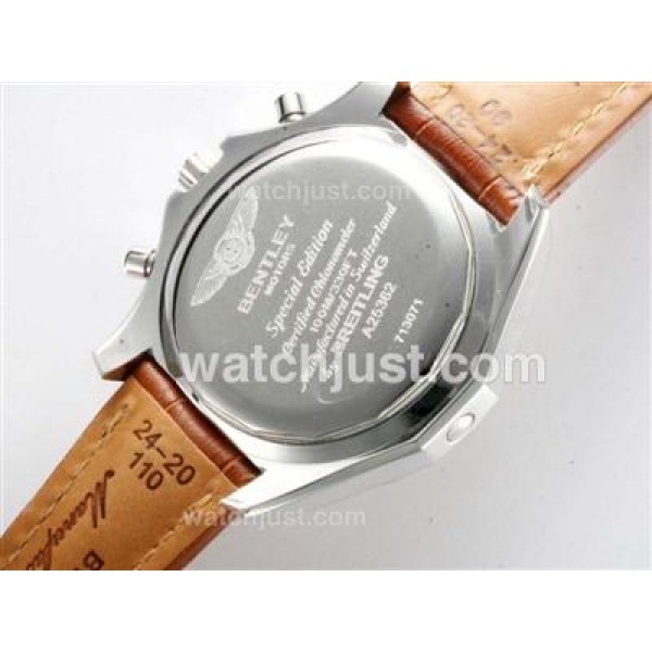 Breitling for Bentley Motors Working Chronograph with White Dial