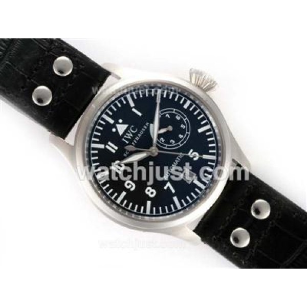 IWC Big Pilot 7 Days Working Power Reserve Automatic with Black Dial-21,600bph