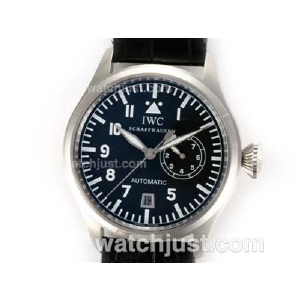 IWC Big Pilot 7 Days Working Power Reserve Automatic with Black Dial-21,600bph