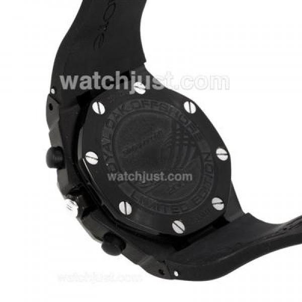 Audemars Piguet Royal Oak Chronograph Swiss Valjoux 7750 Movement PVD Case with Black Dial