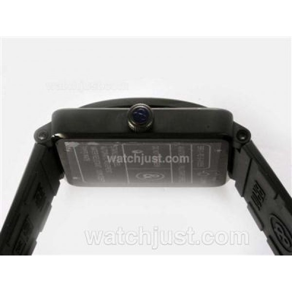 Bell & Ross BR 01-92 Swiss ETA 2892 Movement PVD Case-Blue Marking 46x46mm