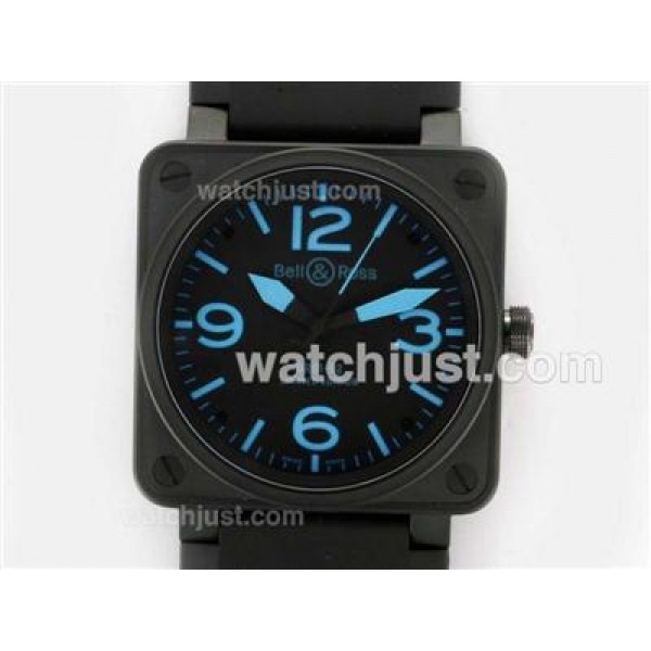 Bell & Ross BR 01-92 Swiss ETA 2892 Movement PVD Case-Blue Marking 46x46mm
