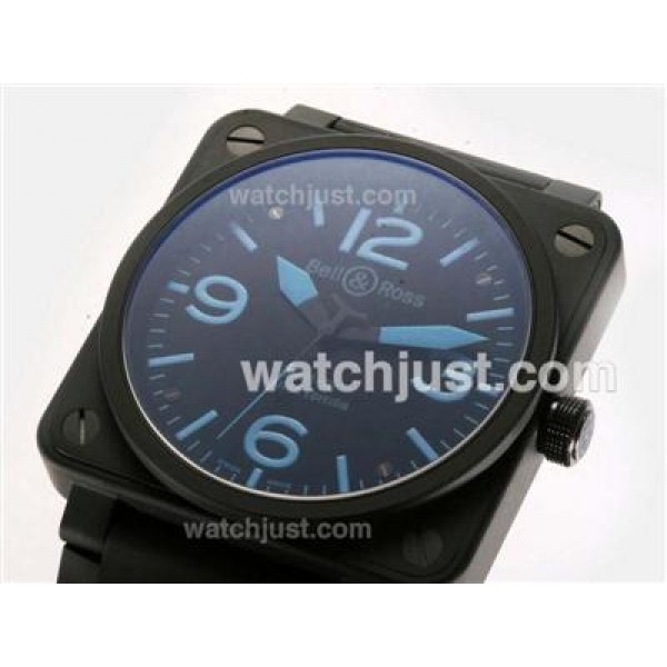 Bell & Ross BR 01-92 Swiss ETA 2892 Movement PVD Case-Blue Marking 46x46mm
