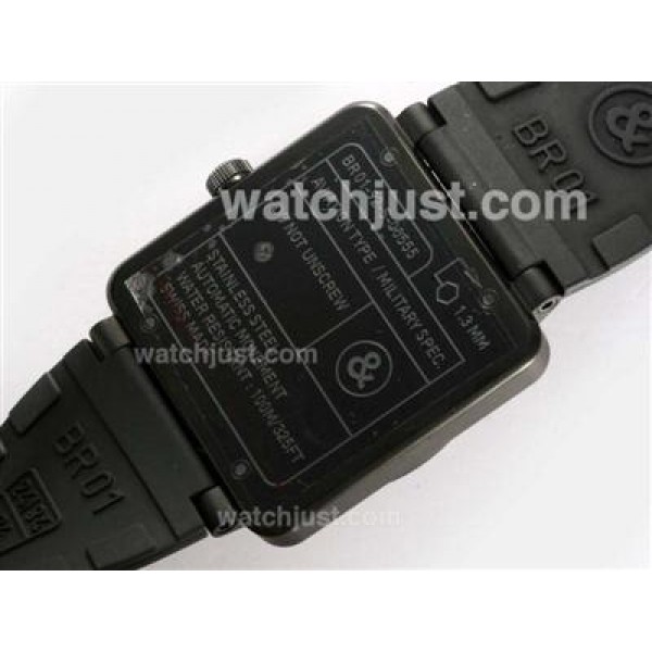 Bell & Ross BR 01-92 Swiss ETA 2892 Movement PVD Case-Blue Marking 46x46mm
