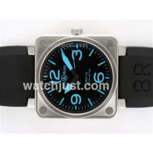 Bell & Ross BR 01-92 Swiss ETA 2892 Movement-Blue Marking 46x46mm