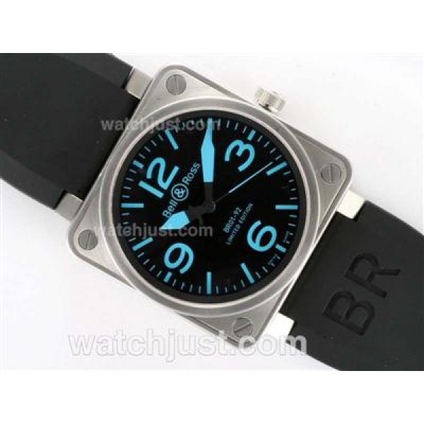 Bell & Ross BR 01-92 Swiss ETA 2892 Movement-Blue Marking 46x46mm