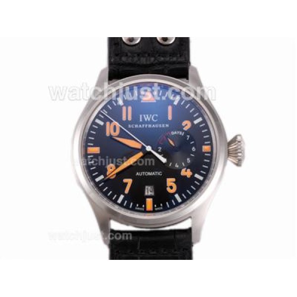IWC Big Pilot 7 Days Working Power Reserve Automatic with Orange Marking-21,600bph
