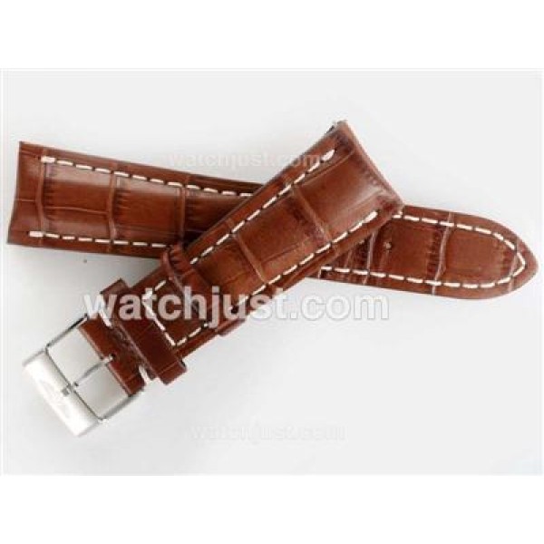 Breitling Brown Leather Strap For Swiss Version