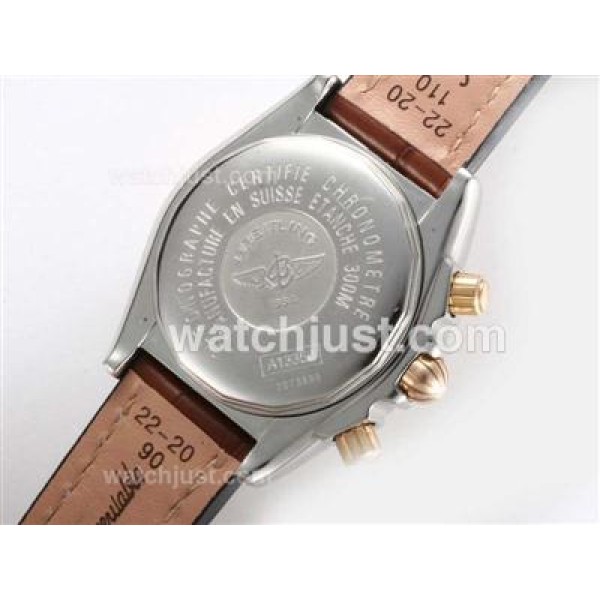 Breitling Chronomat Evolution Chronograph Swiss Valjoux 7750 Movement-Two Tone Case